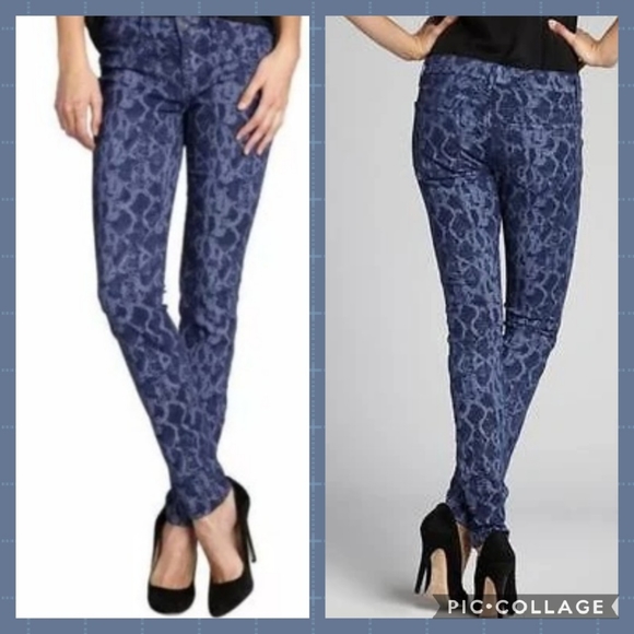 Rich & Skinny Marilyn Python Print Skinny Jeans - Picture 6 of 6